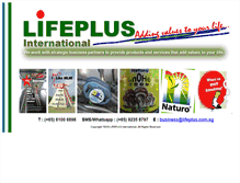Tablet Screenshot of lifeplus.com.sg