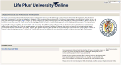 Desktop Screenshot of lpuonline.lifeplus.com